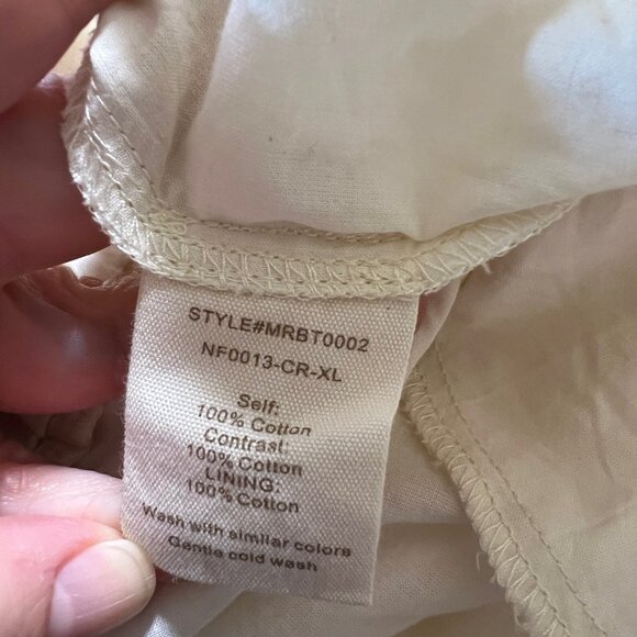 Neuflora Delphi Skirt Cream Embroidered Eyelet Boho Cottagecore Size XL - Picture 4 of 7